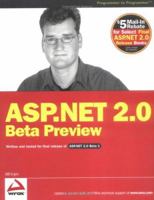 ASP.NET 2.0 Beta Preview 0764572865 Book Cover