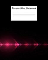 Composition Notebook: Pink Fractal Art 1691261858 Book Cover