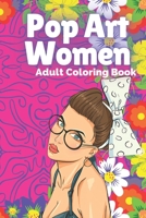 POP ART WOMEN: Adult Coloring Book B08S2Y8V2J Book Cover