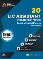 LIC Assistant Prelims Mock Papers Practice Book English Medium 9388964705 Book Cover