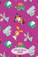 Schedule Planner 2020: Unique Schedule Book 2020 with Cute Animal Cover | Weekly Planner 2020 | 6" x 9" | Flexible Cover | Do to list | Goal list | ... School | Giftidea for Birthday or Christmas 1710162147 Book Cover