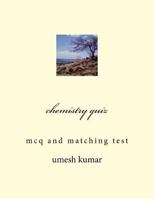 chemistry quiz: mcq and matching test 1500819182 Book Cover