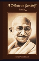 A Tribute to Gandhiji in verse 1926926099 Book Cover