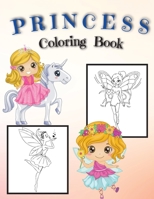 Princess Coloring Book: Amazing Coloring Pages of Princess for Girls Coloring Book with Easy, Fun and Relaxing Images for Beginners Beautiful Coloring Pages with Princesses 0099306166 Book Cover