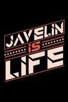 Javelin is Life: Graph Paper 5x5 Notebook for People who love their Sports and Hobbies 1073818004 Book Cover