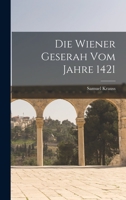 Die Wiener Geserah vom Jahre 1421 1017469660 Book Cover