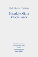 Massekhet Gittin Chapters 4-5: Volume III/6/D-E. Text, Translation, and Commentary 3161635515 Book Cover