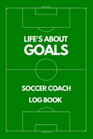 Soccer Coach Log Book - Court Cover: Personalized Soccer Trainer Logbook and Tracker - Best Coaching Gift Idea to Track Daily Workouts and Custom Training 1657964639 Book Cover