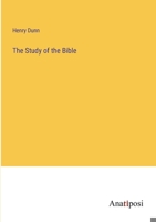 The Study of the Bible 3382177900 Book Cover