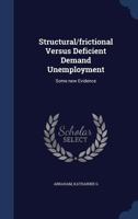Structural/frictional versus deficient demand unemployment: some new evidence 134030807X Book Cover