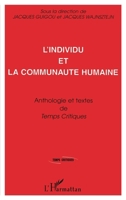 L'individu et la Communauté Humaine (French Edition) 2738467717 Book Cover