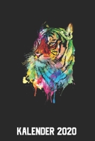 Kalender 2020: Tiger 108 Seiten Kalender A5 2020 1653578203 Book Cover