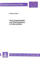 Technologietransfer Und Zahlungsbilanz in Griechenland 3631408269 Book Cover