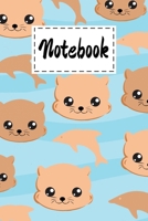 Notebook: Cute Otters Gifts Cartoon Cover Notebook lined Paperback For Girls Boys Kids Teens For Taking Note & Ideas. Perfect Gifts For Marine Otters And Animal Lovers 1704311861 Book Cover