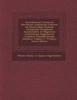 Inscriptionum Latinarum Selectarum Amplissima Collectio: Ad Illustrandam Romanae Antiquitatis Disciplinam Accommodata Ac Magnarum Collectionum ... Exhibens, Volume 3 1294270192 Book Cover