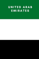 United Arab Emirates: Country Flag A5 Notebook to write in with 120 pages 1675605084 Book Cover