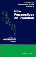 New Perspectives on Evolution 0471560685 Book Cover