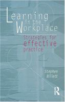 Learning in the Workplace: Strategies for Effective Practice 186508364X Book Cover