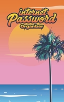 Internet Password Organizer: Username and Password Keeper: Retro California Sunset 1671730259 Book Cover