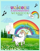 Unicorn Handwriting Workbook for Kids: Unicorn Handwriting Practice Paper Letter Tracing Workbook for Kids - Unicorn Letters Writing - Kindergarten Wr B08W7SPPHY Book Cover