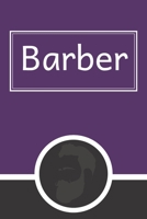 Barber: Appointment Book for Salons, Spas, Hair Stylist, Beauty, Barber, Appointment Book with Times Daily and Hourly Schedule ( Book 15 Minute) 1660447259 Book Cover