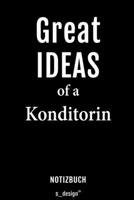 Notizbuch f�r Konditoren / Konditorin: Originelle Geschenk-Idee [120 Seiten liniertes blanko Papier] 1691107662 Book Cover