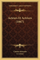 Acteurs Et Actrices 2011879051 Book Cover