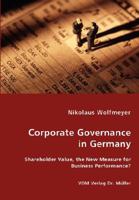 Corporate Governance in Germany 3836446529 Book Cover