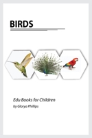 Birds: Montessori real birds book, bits of intelligence for baby and toddler, children's book, learning resources. 2213610487 Book Cover