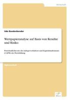 Wertpapieranalyse Auf Basis Von Rendite Und Risiko 3838637720 Book Cover