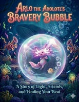 Arlo the Axolotl's Bravery Bubble: A Premium 8.5 x 11 Kids Story Book for Ages 3-10: A Heartwarming Story to Calm Anxiety, Conquer Fears, and Build Unstoppable Self-Confidence Through Mindfulness B0GZZV7B6L Book Cover