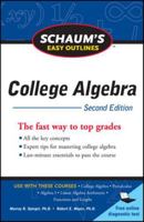 Schaum's Easy Outline of College Algebra 007174584X Book Cover