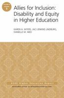 Allies for Inclusion: Disability and Equity in Higher Education: Ashe Volume 39, Number 5 1118846117 Book Cover