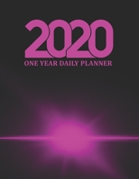 2020 One Year Daily Planner: 365 Days Appointment and Goal Setting Productivity Organizer with Hourly Schedule To-Do Lists, Meal Tracker, Top Priorities and More (Full Page A Day 365 Planner) 1675196591 Book Cover