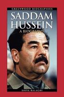 Saddam Hussein: A Biography 0313361886 Book Cover