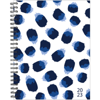 Wild Navy Dot 2023 8.5 X 11 Softcover Weekly Planner 1549230123 Book Cover