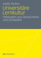 Universitare Lernkultur: Fallstudien Aus Deutschland Und Schweden 353117584X Book Cover