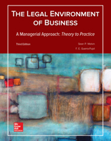 Legal Environment of Business, a Managerial Approach: Theory to Practice 1259686205 Book Cover