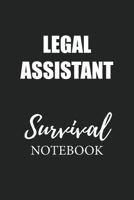 Legal Assistant Survival Notebook: Small Undated Weekly Planner for Work and Personal Everyday Use Habit Tracker Password Logbook Music Review Playlist Diary Journal 1706341253 Book Cover