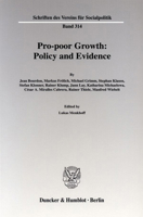 Pro-Poor Growth: Policy and Evidence 3428123611 Book Cover