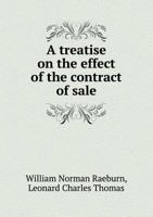 A Treatise on the Effect of the Contract of Sale 5518651015 Book Cover