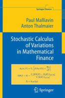 Stochastic Calculus of Variations in Mathematical Finance 3642077838 Book Cover