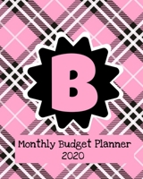 Monthly Budget Planner 2020: Income & Expenses Tracker 1707988765 Book Cover