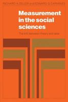 Measurement in the Social Sciences: The Link Between Theory and Data 0521299411 Book Cover