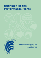 Nutrition of the Performance Horse 907699837X Book Cover