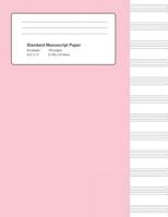Standard Manuscript Paper: Pink Cover Blank Sheet Music Notebook 172005066X Book Cover