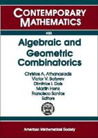 Algebraic and Geometric Combinatorics 0821840800 Book Cover