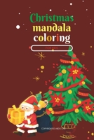 christmas mandala coloring: for kids (French Edition) B0CPFF6GWK Book Cover