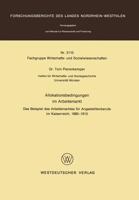 Allokationsbedingungen Im Arbeitsmarkt: Das Beispiel Des Arbeitsmarktes Fur Angestelltenberufe Im Kaiserreich, 1880 1913 3531031104 Book Cover