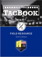 TacBook New York Edition 0692154264 Book Cover